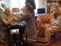 Natáčení se studenty v rámci PNS, 2022