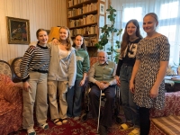 Natáčení se studenty v rámci PNS, 2022