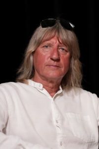 Jiří Fišer v době natáčení pro Post Bellum v roce 2019