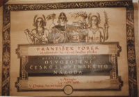 Pamětní list Františka Tobka, 1920 
