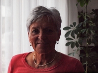 Stanislava Kulová během natáčení v Rajhradě, 2023