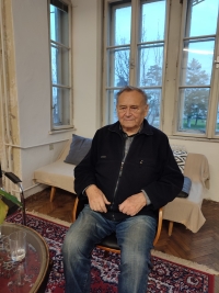 Portrait of the Vladimír Pešek taken during the recording of the interview.