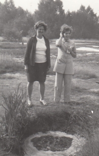 Stanislava Kulová vpravo, 70. léta