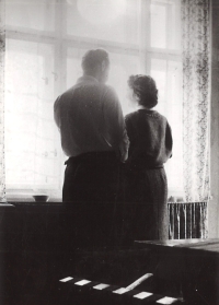 S budoucí manželkou Hanou Sýkorovou