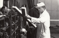 První máj, tvorba alegorického vozu, 1982