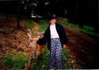 S ochočeným jelenem, 1983