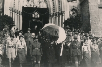 Pohřeb Antonína Benjamina Svojsíka, září 1938