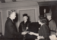 Promoce na Vysoké škole zemědělské v Brně, 1960