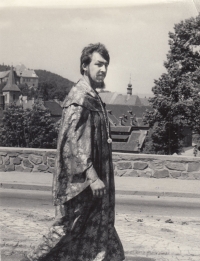 Petr Pešek, poslední Slavnosti pětilisté růže (obnoveny po r. 1989), Český Krumlov, 1969 