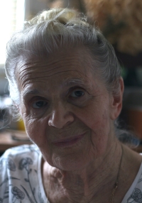 Ludmila Minaříková, natáčení pro Paměť národa, květen 2023