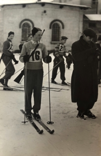  Karel Vrána, branné závody hlídek v roce 1954