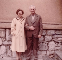 Hana Panušková s manželem Miroslavem Panuškou v 80. letech