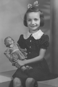 Jana Živná, fotografie datována 18. června 1953