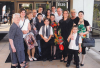 Pamětnice s celou rodinou