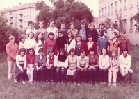Jakub Zindulka se spolužáky ze základní školy Leningradská 