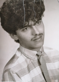 Eduard Čonka ako 18-ročný