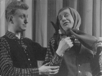 Horácké divadlo, představení Na zemi čert peklo nedělá, Jihlava, 1961