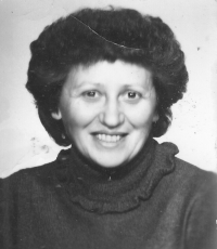 Pamětníkova manželka Dagmar, Rumburk, 1977 