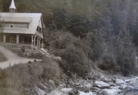 Turnerova chata v roce 1956, pamětníkovi rodiče tu měli v roce 1951 svatbu