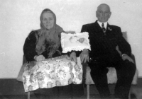 Alfons a Eufémie Stříbní, zlatá svatba, konec 70. let
