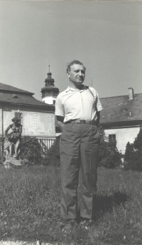 Alois Rozehnal v Nových Losinách  v roce 1970