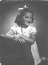 Dcera Michaela v roce 1954