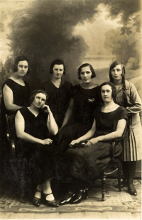 Bottom left is mother Olga Vlachová on 3 May 1933. Photographer SZ. Galperin