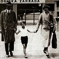 Ladislav Müller s rodiči v ZOO