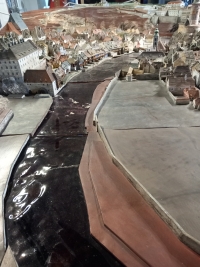 Model Českého Krumlova v měřítku 1:200, autoři Petr Pešek a Jana Pešková, 1977–1984, Regionální muzeum Českého Krumlova