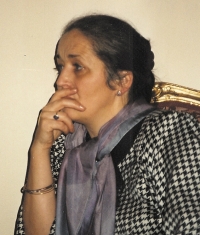 Helena Kratochvílová v práci na správě činohry, asi 1989