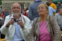 Helena Kratochvílová s bratrem Janem Borkem, 2000