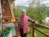 Brigita Bulíčková v domově seniorů v Hejnicích v roce 2023
