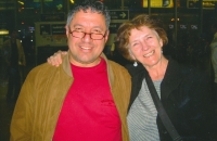 Marta Ernyeiová s manželem, r. 2000