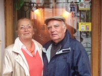 Helena Kratochvílová s manželem Ing. Kratochvílem na cestách za poznáním, Petrohrad, 2008