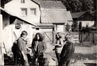 Akce mániček u Petra Oravce v Travné, 80. léta