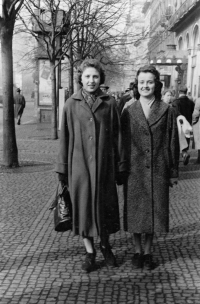 První ročník na vysoké škole v Praze, konec 50. let