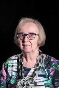 Eva Hozmanová, natáčení pro Paměť národa, březen 2024, Ústí nad Labem