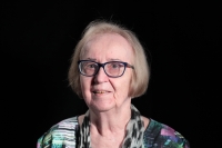 Eva Hozmanová, natáčení pro Paměť národa, březen 2024, Ústí nad Labem