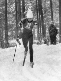 Blanka Paulů na Světovém poháru v Novém Městě na Moravě v roce 1981