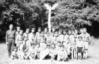 Skautský tábor u Vlčí skály, rok 1969
