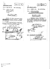 Protokol o nouzovém přistání Emila Bočka dne 28. 11. 1944