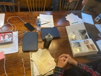 Během společného setkání v domě pana Zoufalíka v Pittsburghu
