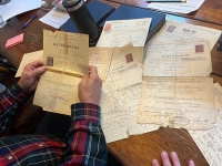 Během společného setkání v domě pana Zoufalíka v Pittsburghu
