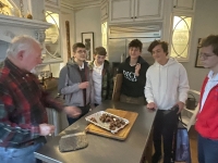 Během společného setkání v domě pana Zoufalíka v Pittsburghu
