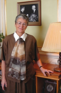 Helena Illnerová jako předsedkyně Akademie věd České republiky, cca 2003