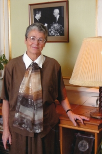Helena Illnerová jako předsedkyně Akademie věd České republiky, cca 2003