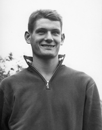 Tomáš Kučera v roce 1967 jako voják v Dukle Liberec