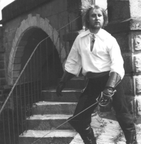 Jaromír Dolanský jako šermíř