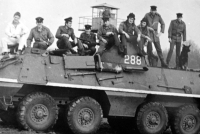 Jiří Jícha / obrněný transportér OT-64 / Zadní Chodov / asi 1979