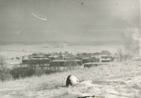 Kasárna výcvikového praporu Pohraniční stráže Zadní Chodov / asi 1979